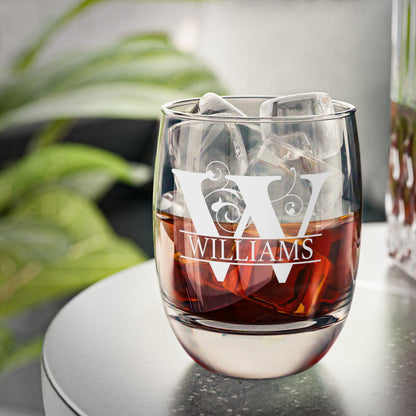 Personalized Whiskey Glass Gift For Client 6oz