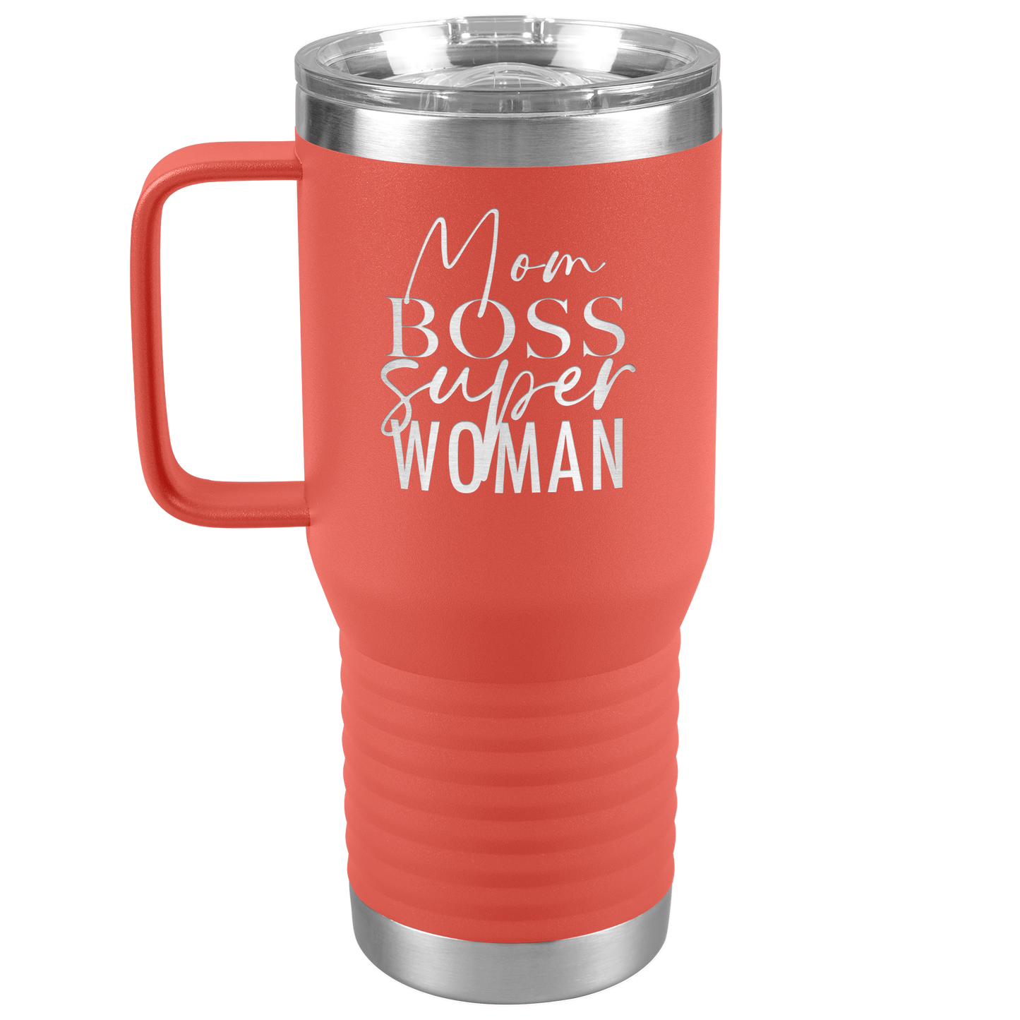 Mom Boss Personalized Profession Stainless Steel Travel Tumbler  20oz