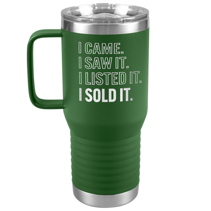 SOLD IT Double-Wall Stainless Steel Tumbler 20oz