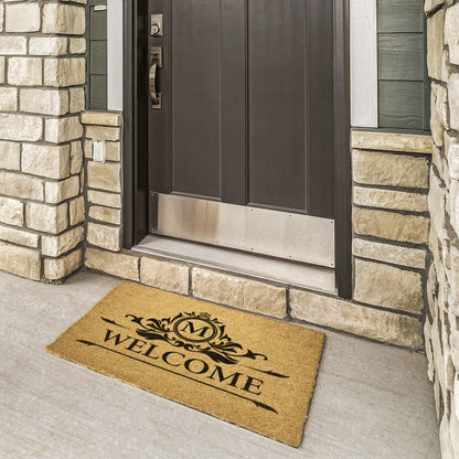 Personalized Welcome Door Mat With Initials