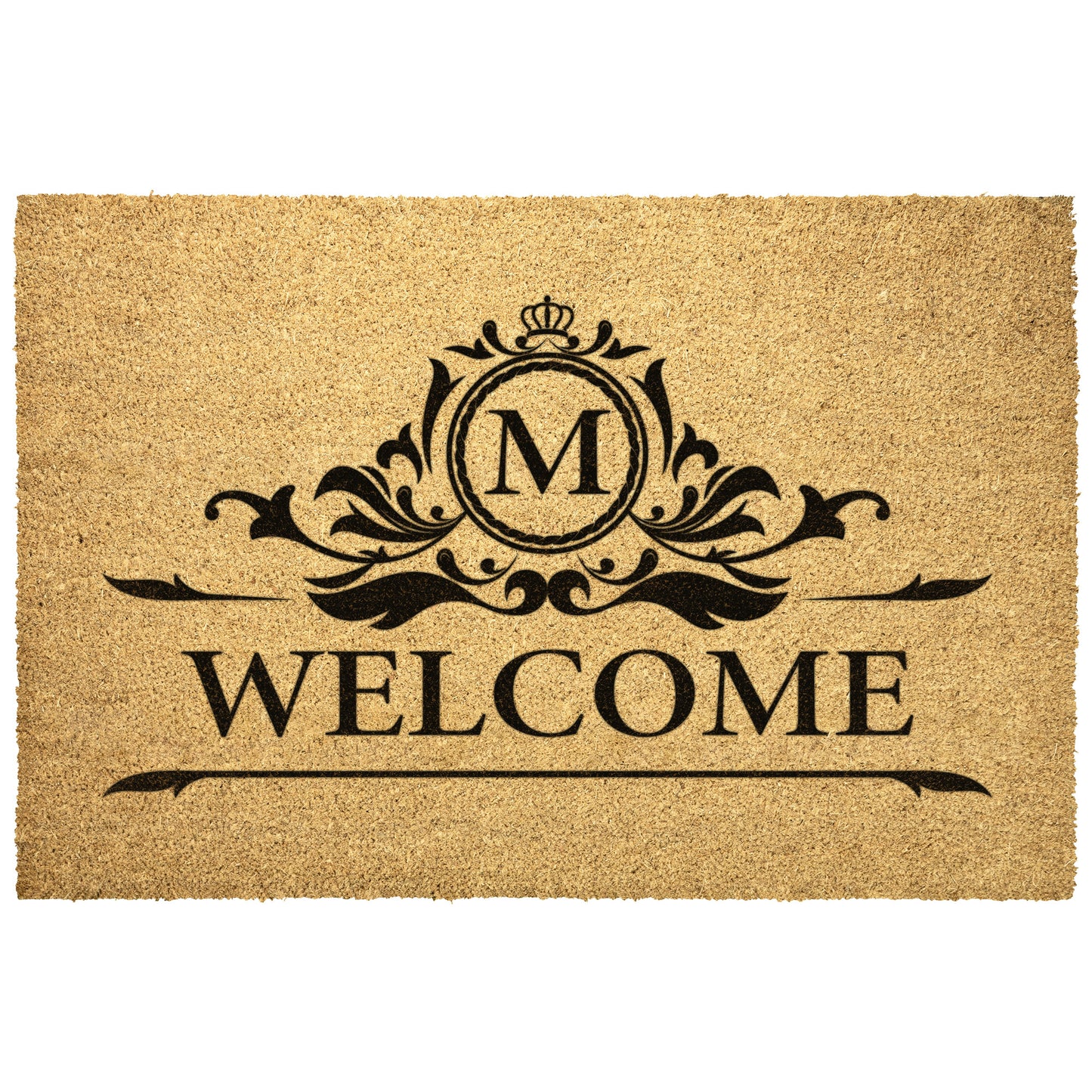 Personalized Welcome Door Mat With Initials