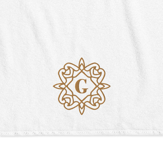 Initial(s) Embroidery 100% Turkish Cotton Towels
